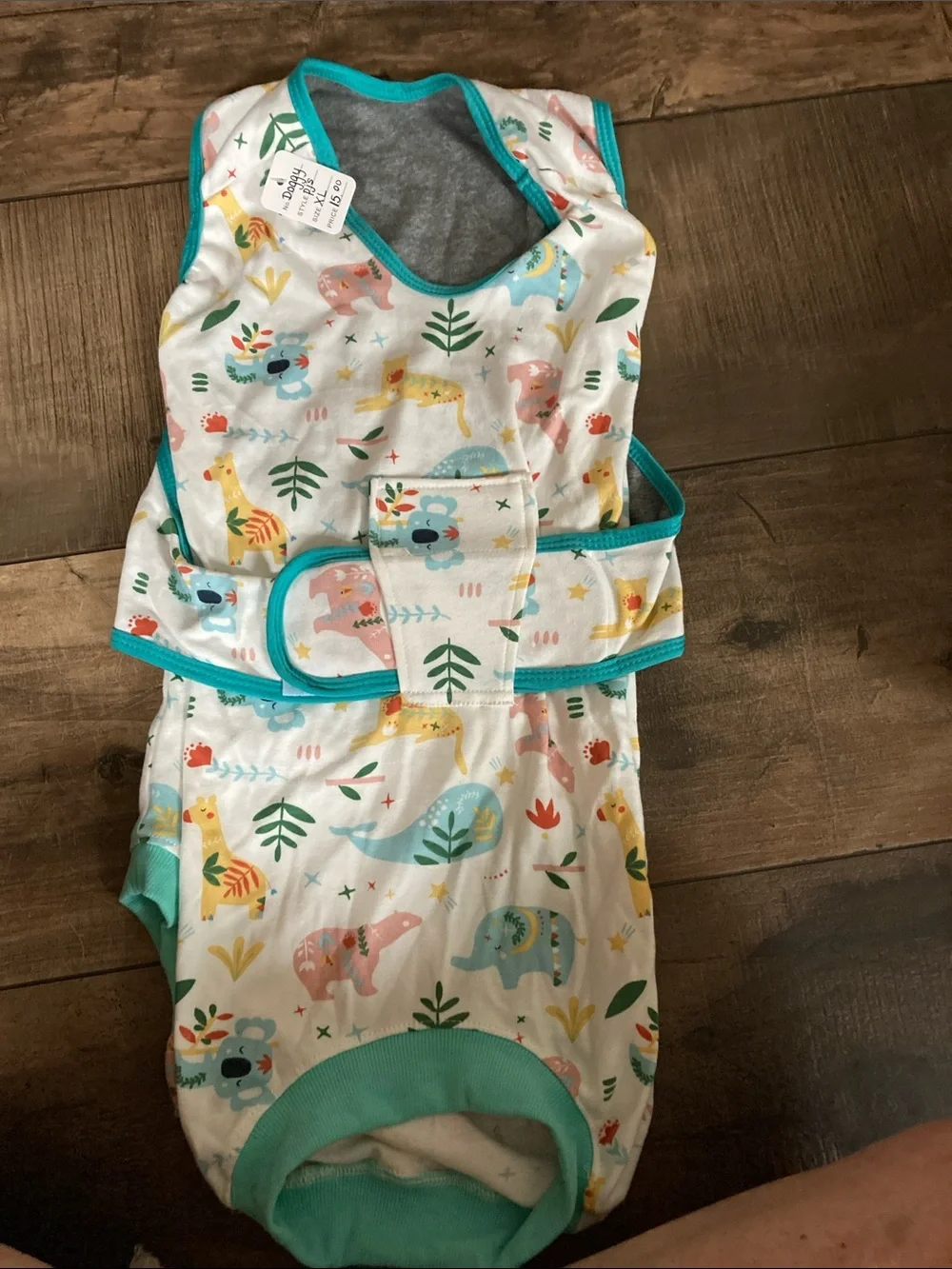 Wildlife Print Dog Pajamas